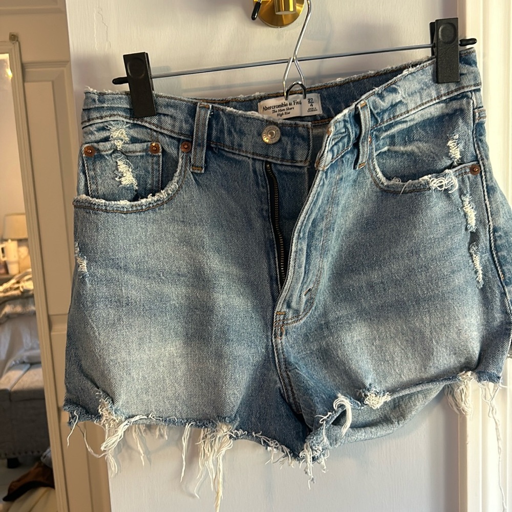 Abercrombie & Fitch Blue Jean Shorts